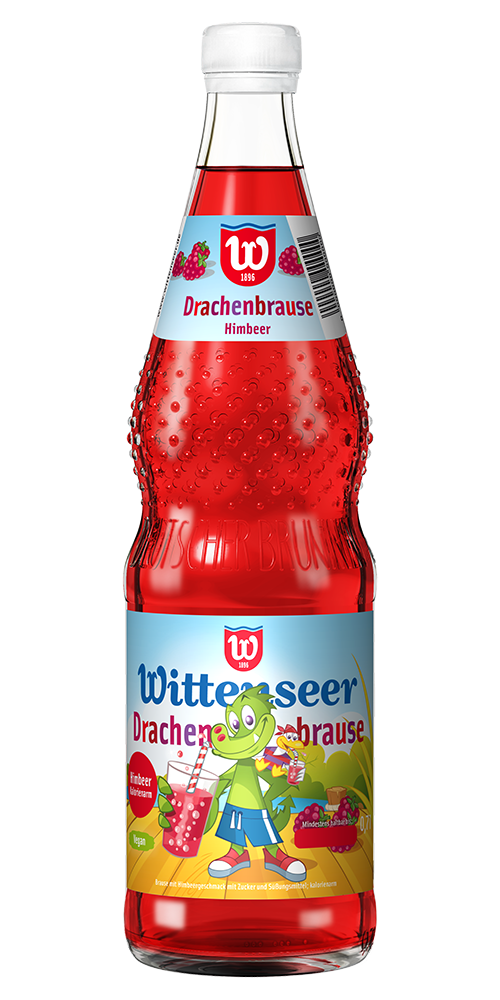 Wittenseer Drachenbrause Himbeer Flasche 700ml